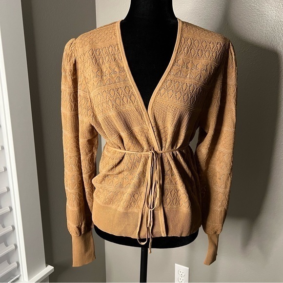Express women’s size small tan sweater - Picture 1 of 9